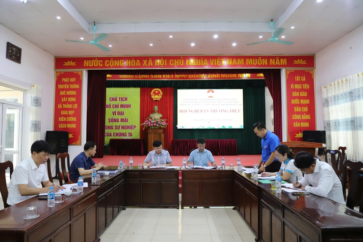 Xã Chương Dương vận hành thử nghiệm bộ máy Uỷ ban MTTQ Việt Nam - Ảnh 3.