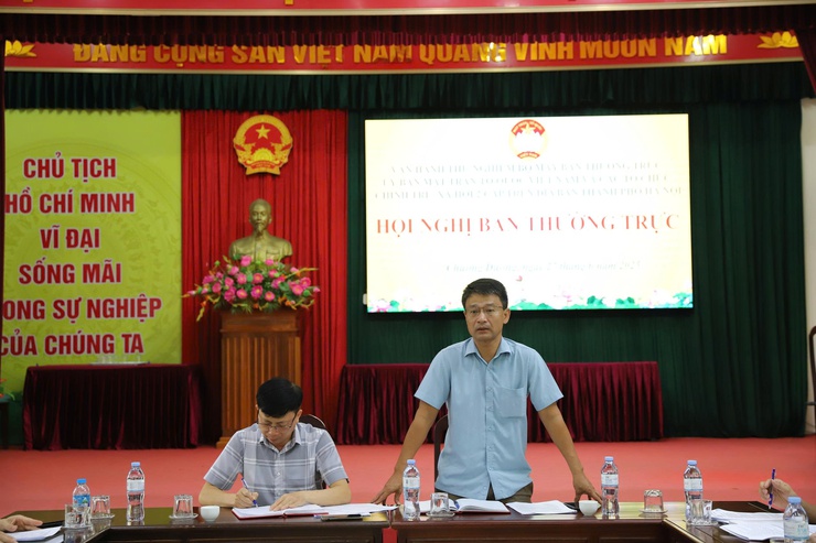Xã Chương Dương vận hành thử nghiệm bộ máy Uỷ ban MTTQ Việt Nam - Ảnh 1.