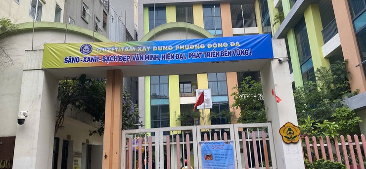Trụ sở các cơ quan, đơn vị trên địa bàn phường Đống Đa trang hoàng đón ngày hội lớn- Ảnh 6.