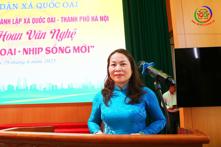 Liên hoan văn nghệ “XÃ QUỐC OAI – NHỊP SỐNG MỚI”: Giai điệu gắn kết, thăng hoa cảm xúc- Ảnh 7.
