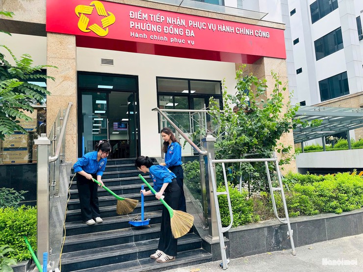 Phường Đống Đa (mới) hoàn thành công tác chỉnh trang đường phố, trụ sở- Ảnh 3.