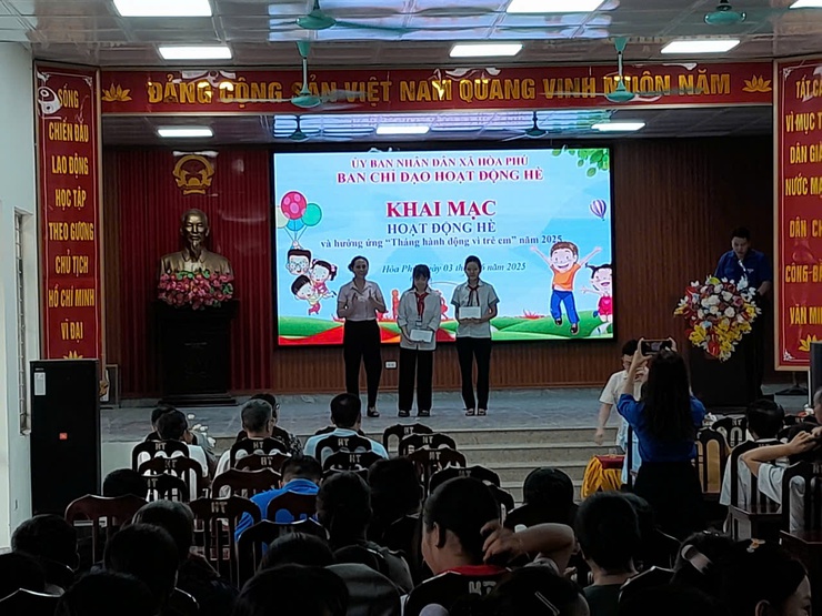 Lễ khai mạc hoạt động hè và phát động Tháng hành động vì trẻ em năm 2025- Ảnh 6.