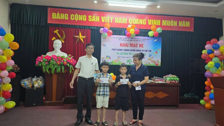 KHAI MẠC HÈ TRÊN ĐỊA BÀN PHƯỜNG VĨNH HƯNG NĂM 2025- Ảnh 4.