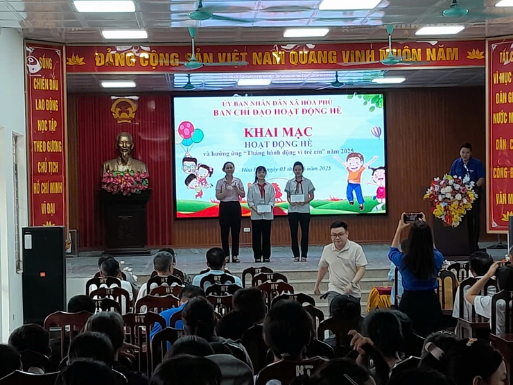 Lễ khai mạc hoạt động hè và phát động Tháng hành động vì trẻ em năm 2025- Ảnh 7.