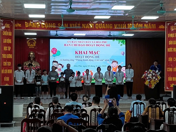 Lễ khai mạc hoạt động hè và phát động Tháng hành động vì trẻ em năm 2025- Ảnh 4.