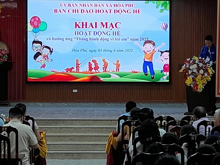 Lễ khai mạc hoạt động hè và phát động Tháng hành động vì trẻ em năm 2025- Ảnh 1.