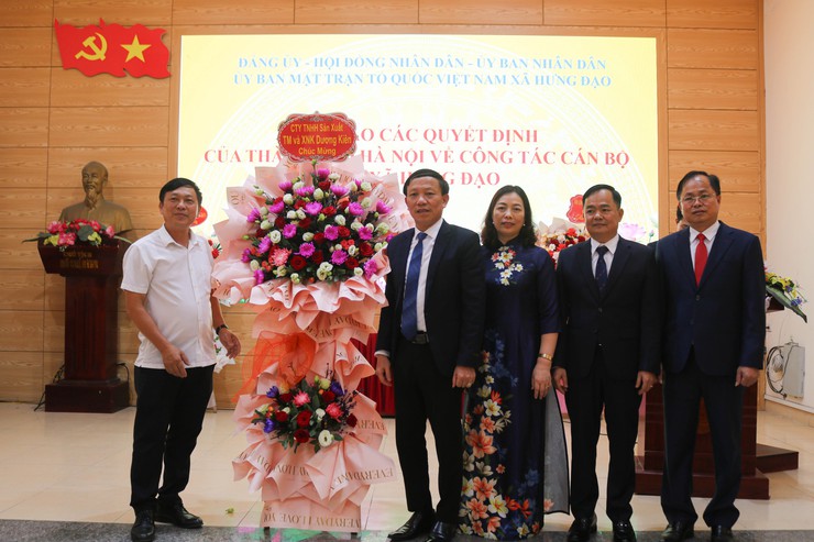 Công bố Quyết định về thành lập xã Hưng Đạo và tổ chức bộ máy nhân sự xã Hưng Đạo- Ảnh 9.