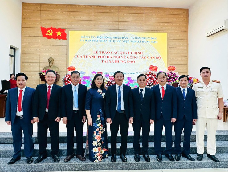 Công bố Quyết định về thành lập xã Hưng Đạo và tổ chức bộ máy nhân sự xã Hưng Đạo- Ảnh 12.