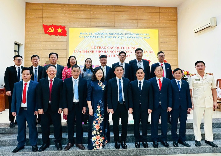 Công bố Quyết định về thành lập xã Hưng Đạo và tổ chức bộ máy nhân sự xã Hưng Đạo- Ảnh 13.