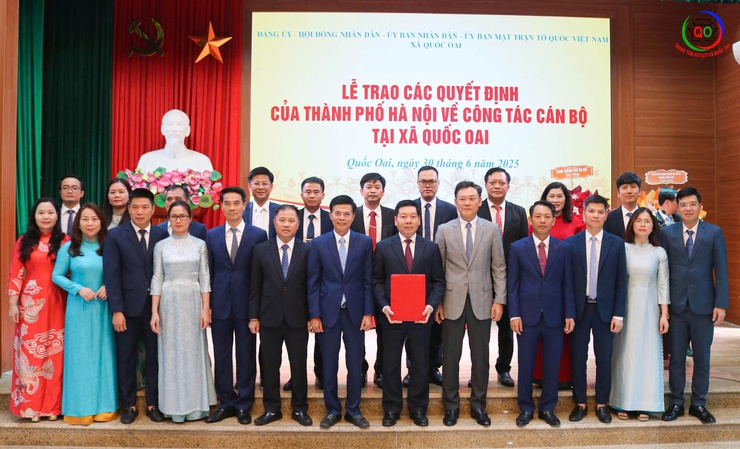 Công bố quyết định thành lập xã Quốc Oai- Ảnh 2.