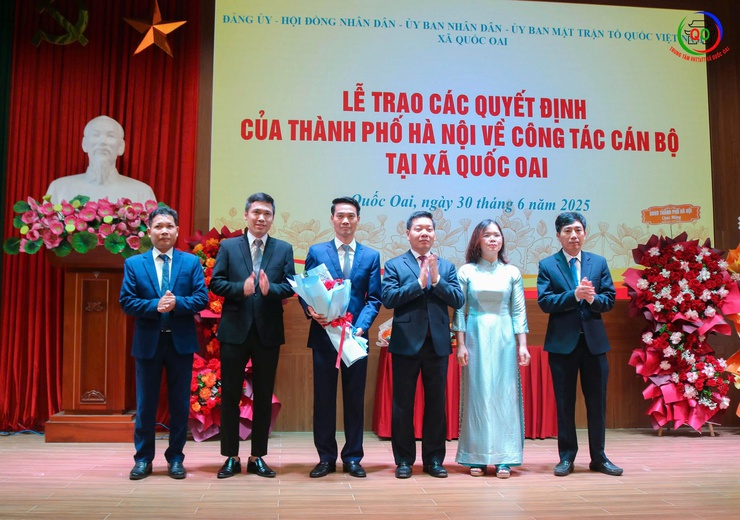 Công bố quyết định thành lập xã Quốc Oai- Ảnh 5.