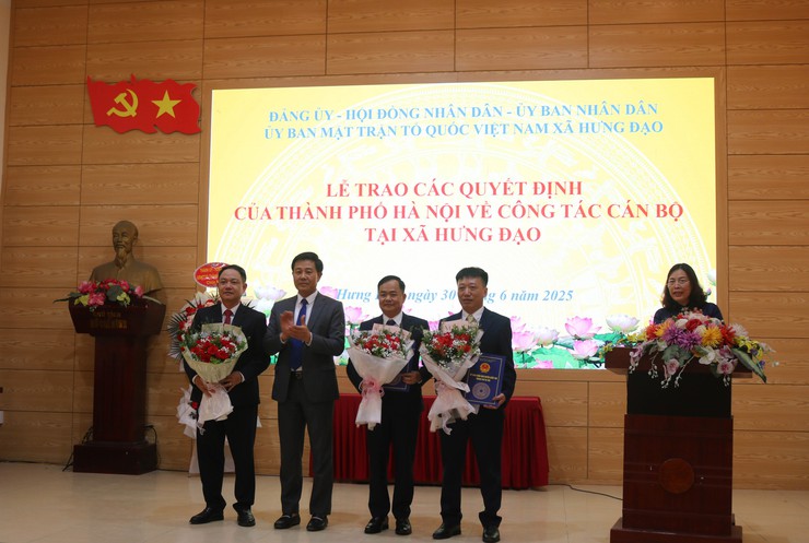 Công bố Quyết định về thành lập xã Hưng Đạo và tổ chức bộ máy nhân sự xã Hưng Đạo- Ảnh 5.
