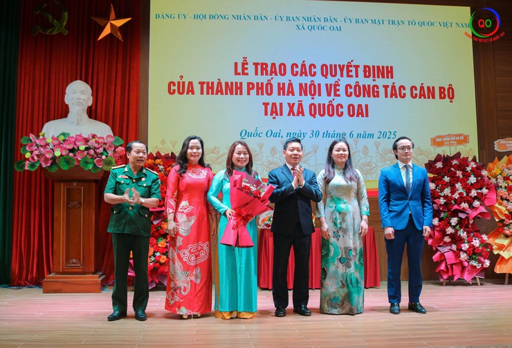 Công bố quyết định thành lập xã Quốc Oai- Ảnh 6.