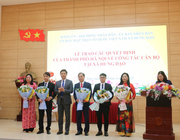 Công bố Quyết định về thành lập xã Hưng Đạo và tổ chức bộ máy nhân sự xã Hưng Đạo- Ảnh 6.