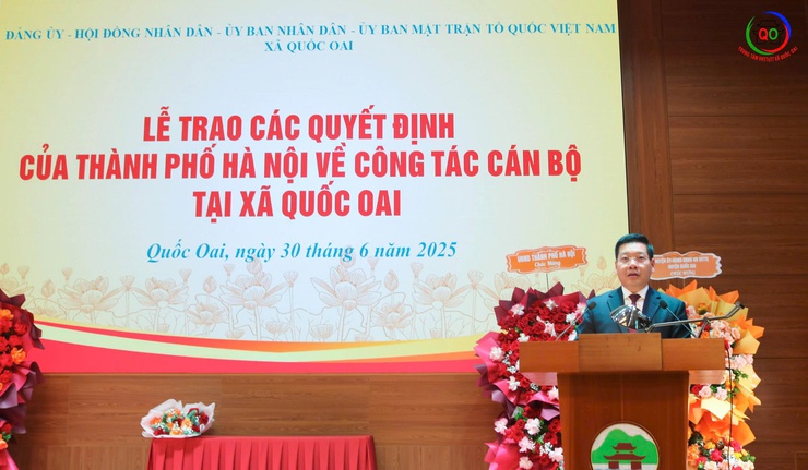 Công bố quyết định thành lập xã Quốc Oai- Ảnh 10.