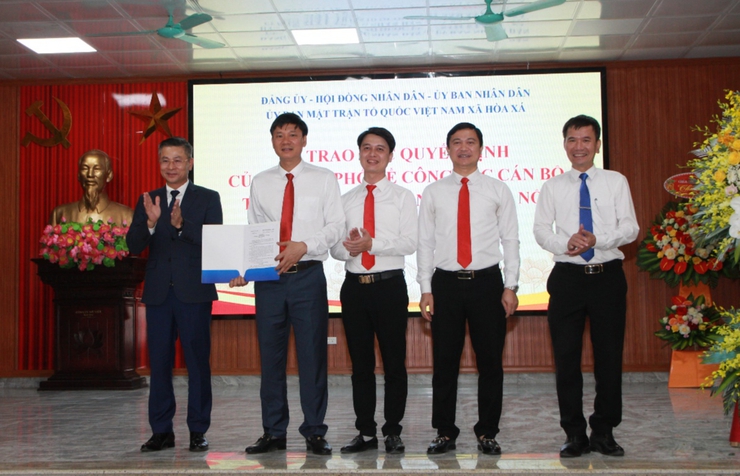 Công bố quyết định thành lập xã Hòa Xá: Tạo nền tảng tổ chức chính quyền vững mạnh từ cơ sở- Ảnh 5.