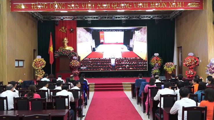 Xã Thanh Oai dự Lễ công bố sắp xếp đơn vị hành chính cấp xã- Ảnh 1.