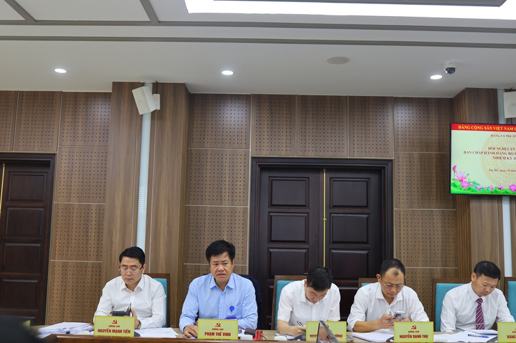 Phường Tây Hồ tổ chức Hội nghị lần thứ nhất Ban Chấp hành Đảng bộ phường khóa I, nhiệm kỳ 2025 – 2030- Ảnh 3.