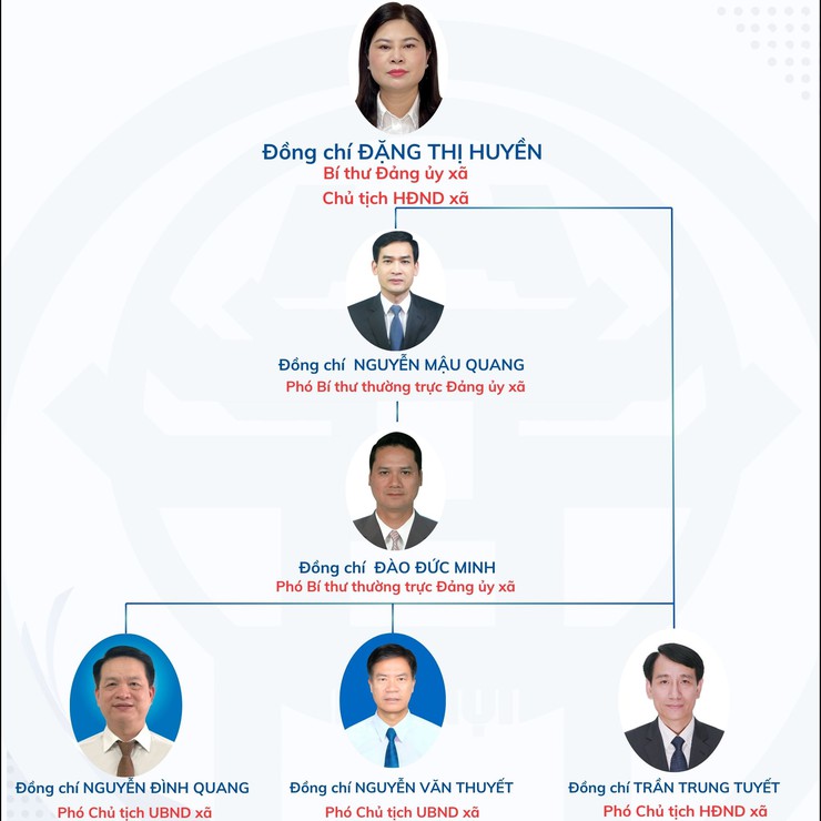 Sơ đồ Bộ máy tổ chức xã Phù Đổng - Thành phố Hà Nội- Ảnh 1.