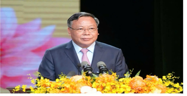 Xã Ngọc Hồi mới dự trực tuyến Lễ Công bố sắp xếp đơn vị hành chính tại Hà Nội- Ảnh 3.
