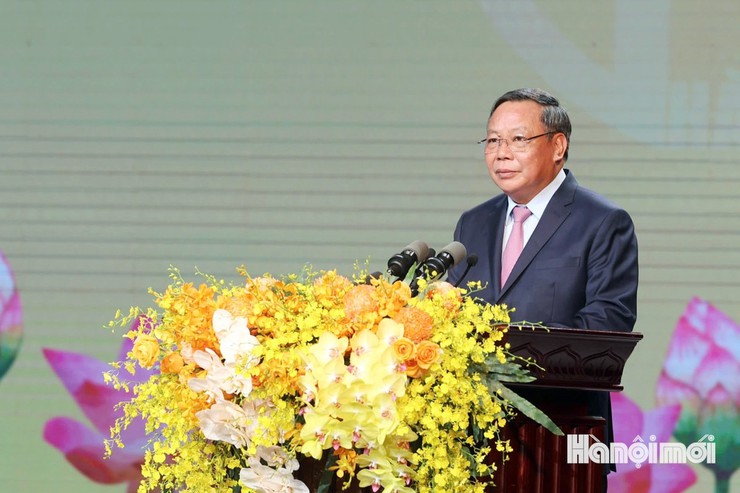 Thành ủy Hà Nội tổ chức lễ công bố các Nghị quyết, Quyết định về sắp xếp đơn vị hành chính - Ảnh 8.