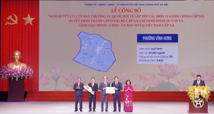 PHƯỜNG VĨNH HƯNG – THÀNH PHỐ HÀ NỘI BƯỚC VÀO KỶ NGUYÊN MỚI, KỶ NGUYÊN VƯƠN MÌNH CỦA DÂN TỘC VIỆT NAM
- Ảnh 1.