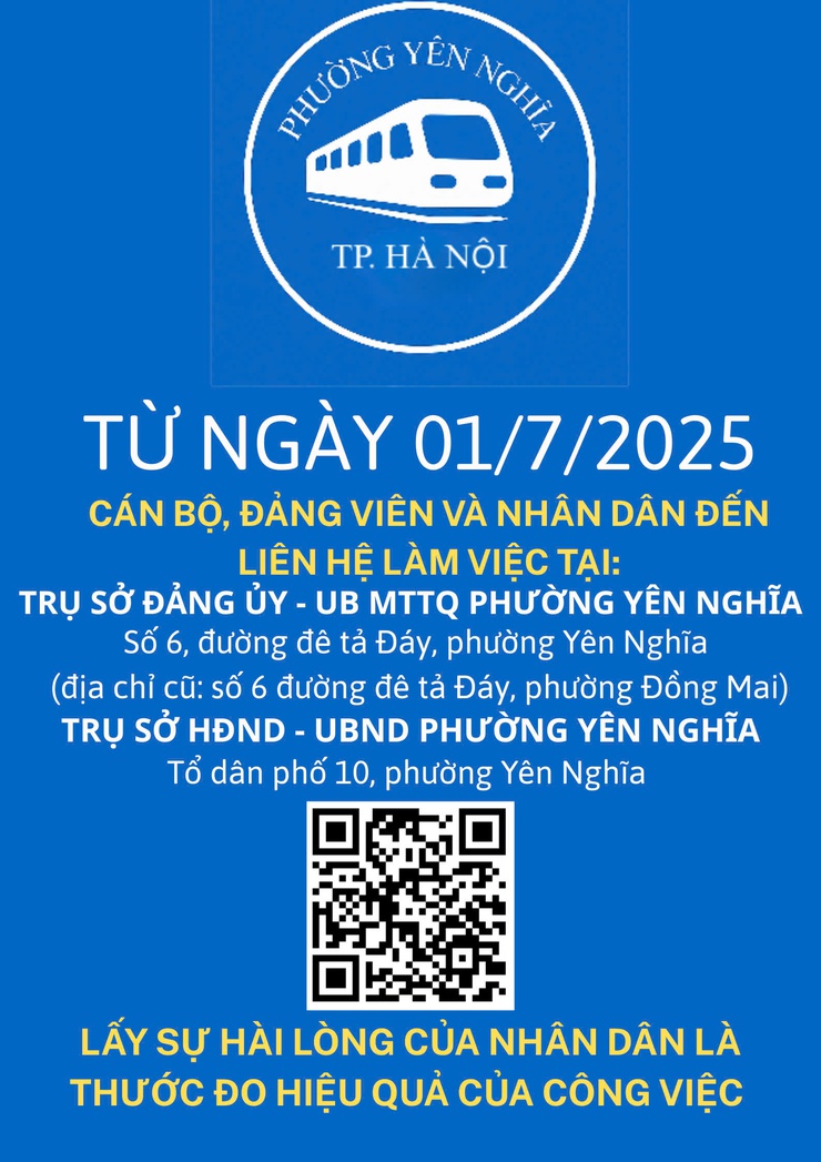 Thông báo trụ sở làm việc từ ngày 01/7/2025- Ảnh 1.