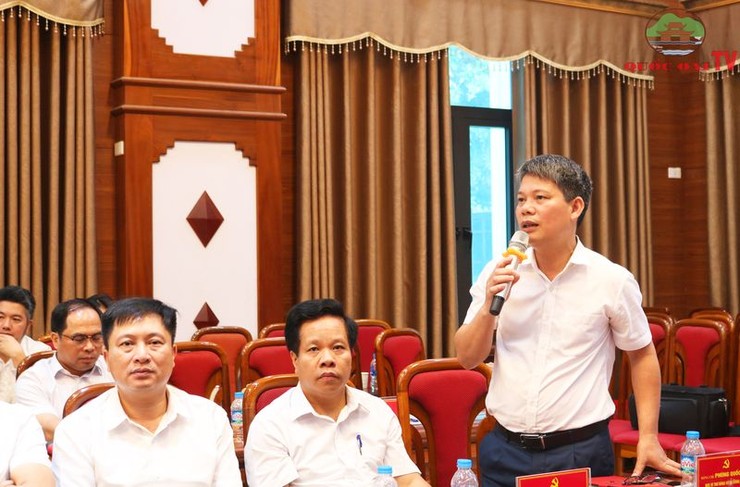 Hội nghị lần thứ 30 Ban Chấp hành Đảng bộ huyện Quốc Oai: Quyết liệt thực hiện các nhiệm vụ phát triển KT-XH 6 tháng đầu năm 2025- Ảnh 12.
