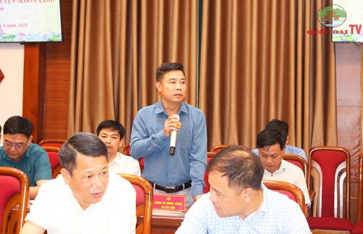 Hội nghị lần thứ 30 Ban Chấp hành Đảng bộ huyện Quốc Oai: Quyết liệt thực hiện các nhiệm vụ phát triển KT-XH 6 tháng đầu năm 2025- Ảnh 14.