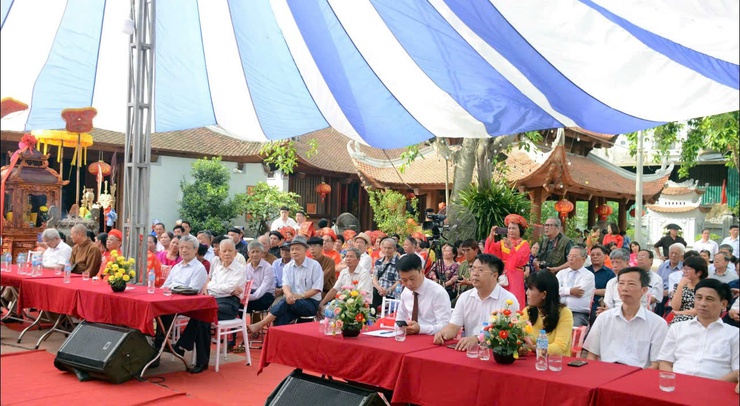 Lễ công bố Quyết định Cây di sản Việt Nam và Bằng công nhận Cây Mít, Cây Đa, Cây Bồ đề tại di tích lịch sử Quốc gia Đình, Đền Đông Thiên phường Vĩnh Hưng - Ảnh 8.