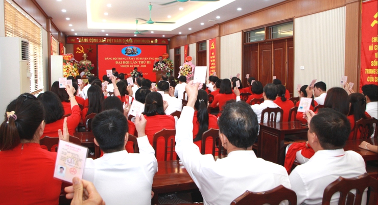 Đảng bộ Trung tâm Y tế huyện Ứng Hòa nhiệm kỳ 2025–2030:Chủ động – Sáng tạo – Vì sức khỏe cộng đồng- Ảnh 8.