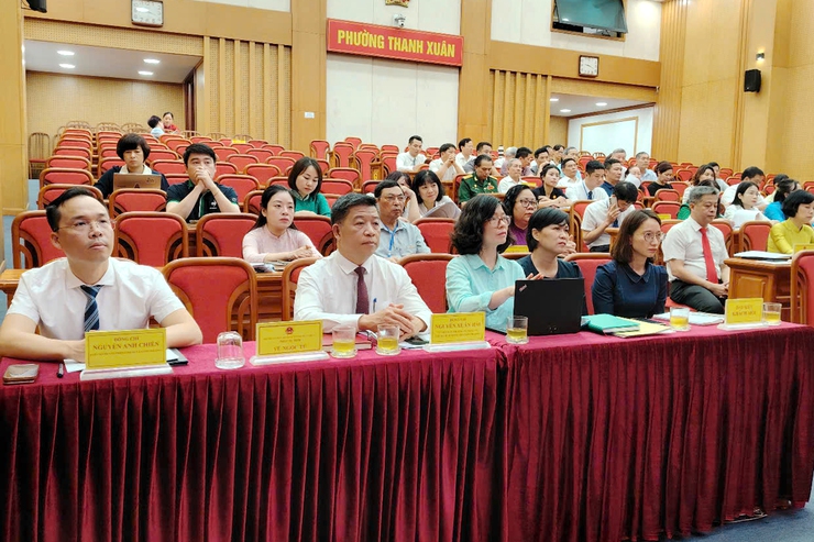 Khai mạc kỳ họp thứ nhất Hội đồng nhân dân phường Thanh Xuân khóa I, nhiệm kỳ 2021-2026- Ảnh 3.