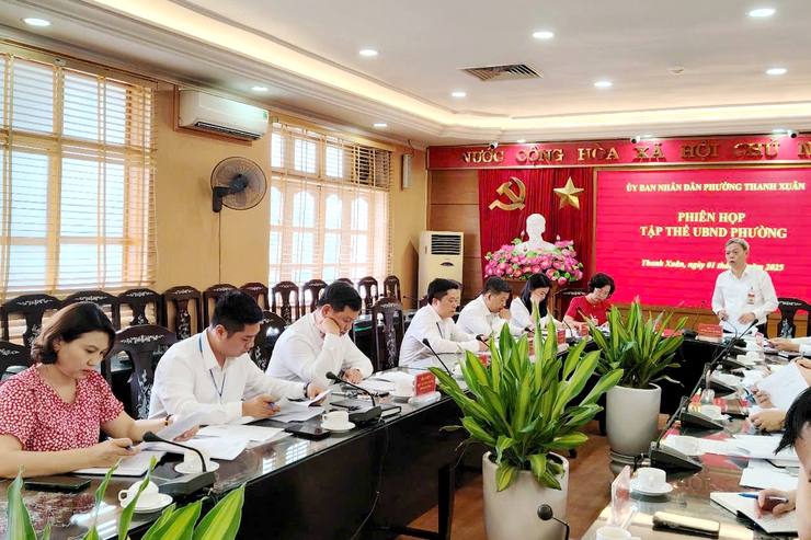 Phường Thanh Xuân: “Rõ người, rõ việc, rõ trách nhiệm, rõ tiến độ” trong thực hiện nhiệm vụ- Ảnh 2.