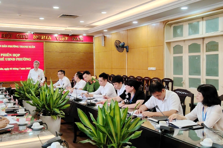 Phường Thanh Xuân: “Rõ người, rõ việc, rõ trách nhiệm, rõ tiến độ” trong thực hiện nhiệm vụ- Ảnh 3.