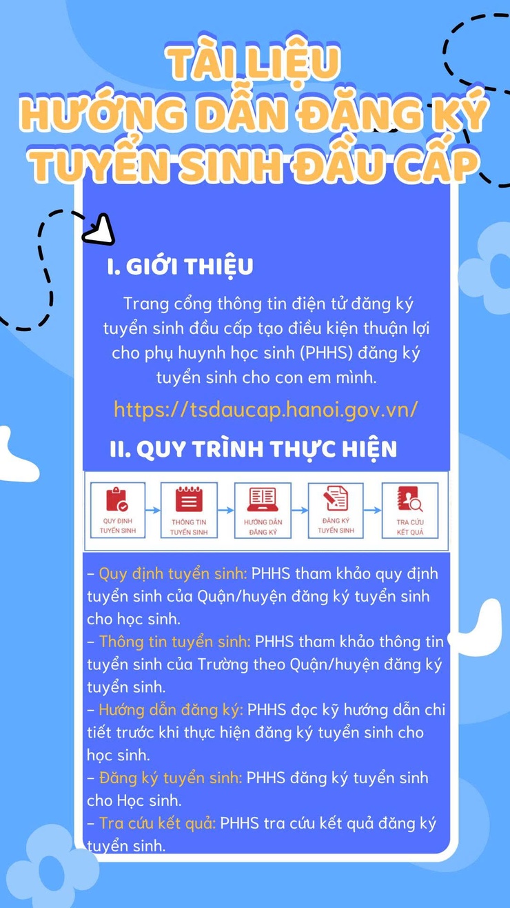 Hướng dẫn tuyển sinh đầu cấp năm học 2025 - 2026- Ảnh 3.
