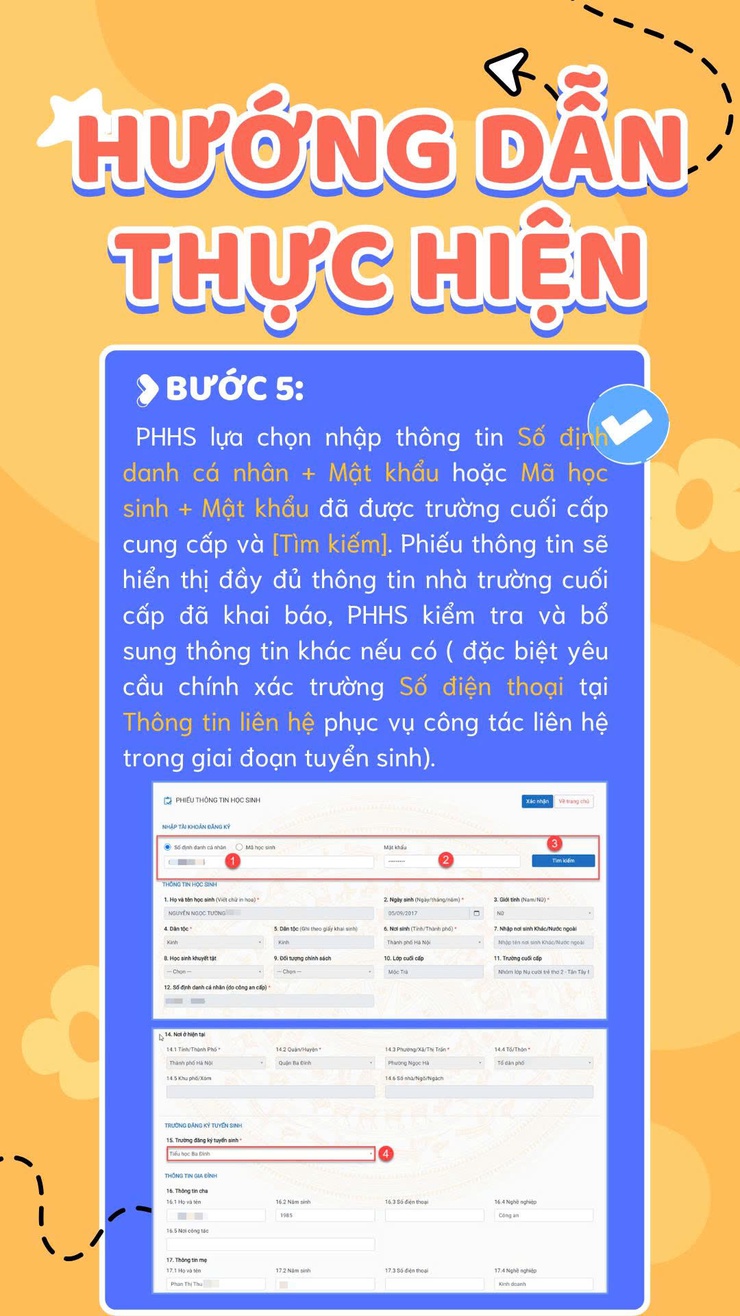 Hướng dẫn tuyển sinh đầu cấp năm học 2025 - 2026- Ảnh 6.