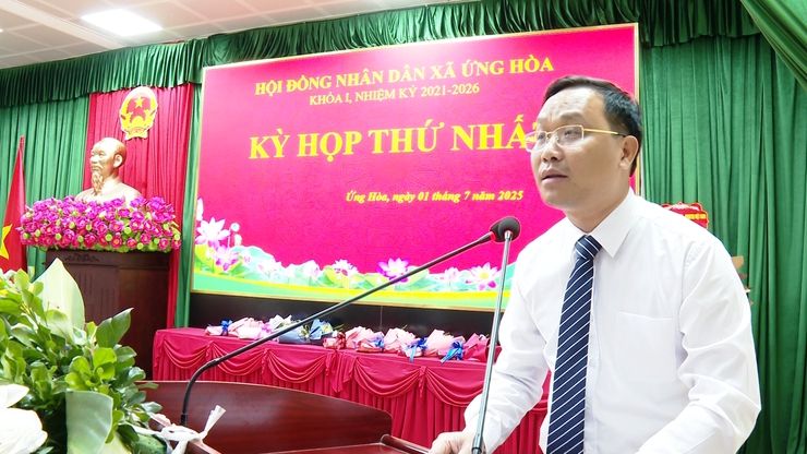 ỨNG HOÀ: TẬP TRUNG CAO ĐỘ, TỔ CHỨC THỰC HIỆN KHẨN TRƯƠNG, QUYẾT LIỆT, ĐỒNG BỘ, HIỆU QUẢ NGHỊ QUYẾT CỦA HĐND XÃ.- Ảnh 2.