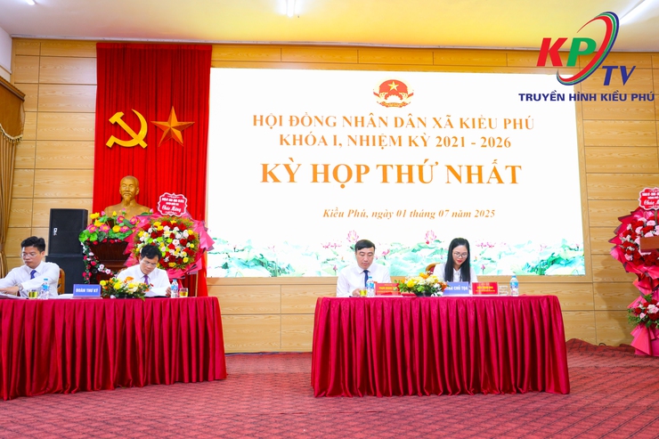 Hội đồng nhân dân xã Kiều Phú tổ chức kỳ họp thứ nhất, khóa I, nhiệm kỳ 2021-2026- Ảnh 2.