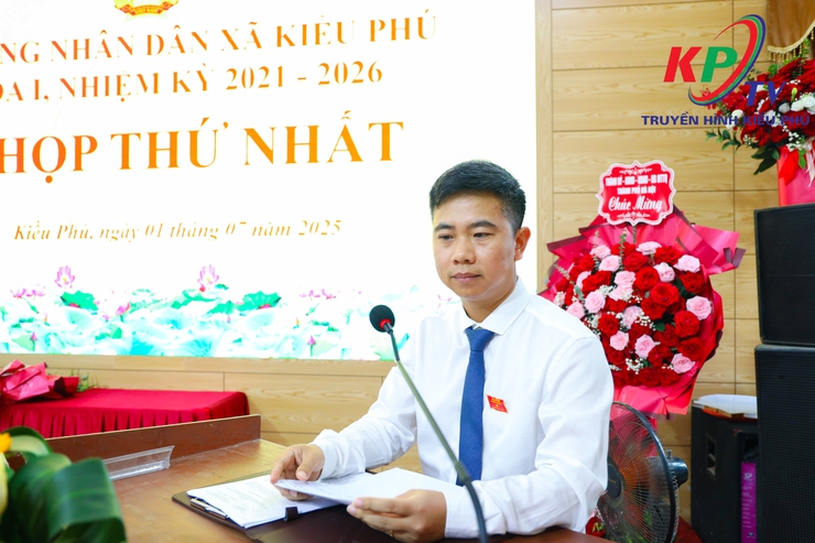 Hội đồng nhân dân xã Kiều Phú tổ chức kỳ họp thứ nhất, khóa I, nhiệm kỳ 2021-2026- Ảnh 4.