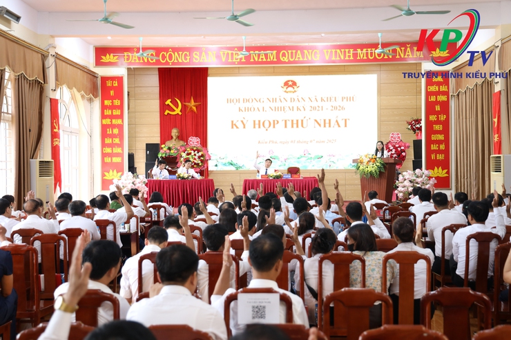 Hội đồng nhân dân xã Kiều Phú tổ chức kỳ họp thứ nhất, khóa I, nhiệm kỳ 2021-2026- Ảnh 7.