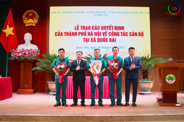 Công bố quyết định thành lập xã Quốc Oai- Ảnh 8.