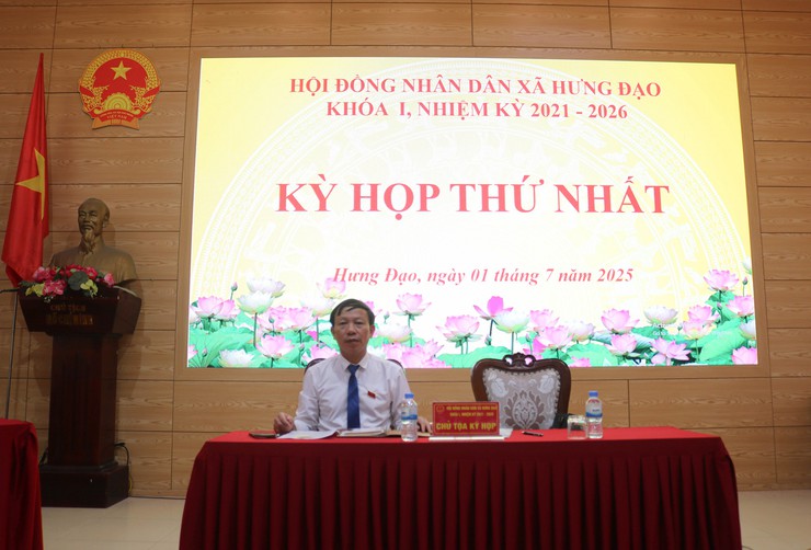 Kỳ họp thứ nhất HĐND xã Hưng Đạo Khóa I, Nhiệm kỳ 2021 – 2026- Ảnh 2.