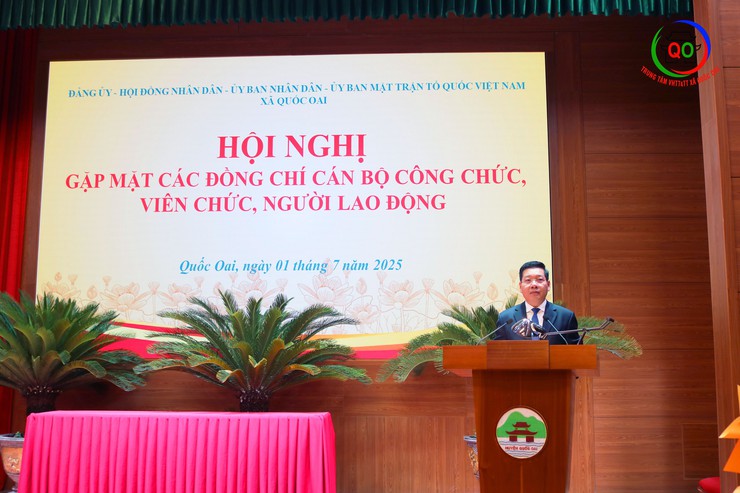 Xã Quốc Oai tổ chức Hội nghị gặp mặt cán bộ, công chức, viên chức, người lao động- Ảnh 3.