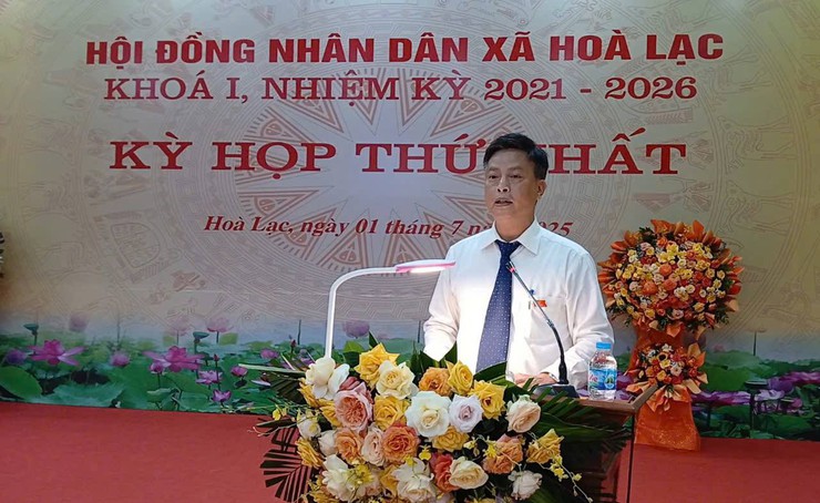 HĐND xã Hòa Lạc khóa I, nhiệm kỳ 2021–2026 tổ chức kỳ họp thứ nhất – Dấu mốc quan trọng sau sắp xếp đơn vị hành chính- Ảnh 2.