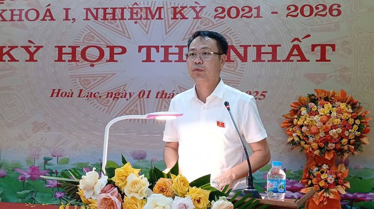 HĐND xã Hòa Lạc khóa I, nhiệm kỳ 2021–2026 tổ chức kỳ họp thứ nhất – Dấu mốc quan trọng sau sắp xếp đơn vị hành chính- Ảnh 3.