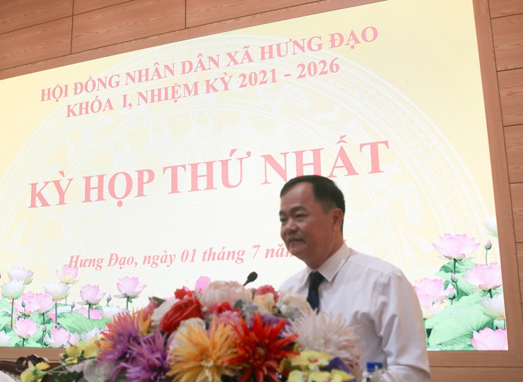 Kỳ họp thứ nhất HĐND xã Hưng Đạo Khóa I, Nhiệm kỳ 2021 – 2026- Ảnh 7.