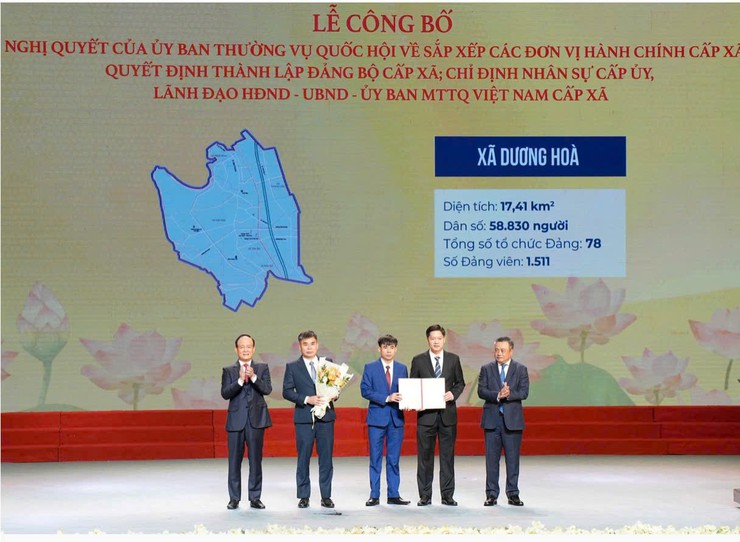 Hà Nội công bố quyết định thành lập 126 xã, phường mới sau sắp xếp đơn vị hành chính cấp xã- Ảnh 5.