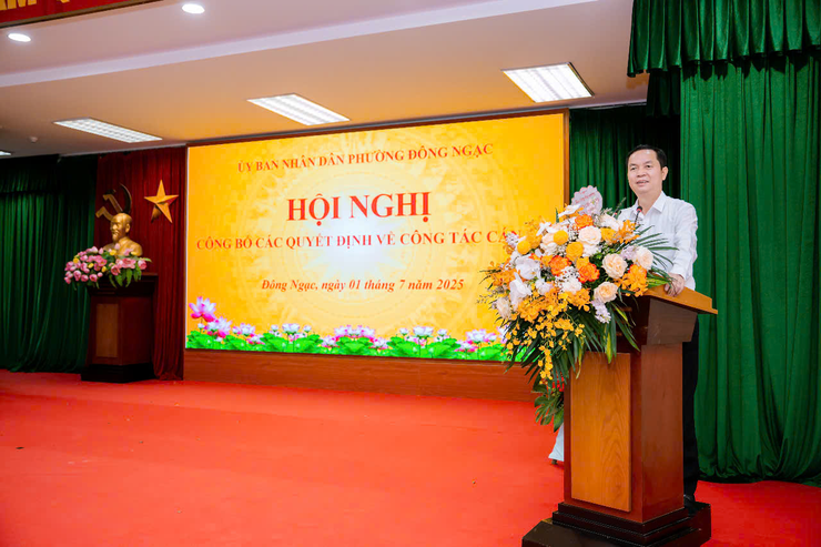 PHƯỜNG ĐÔNG NGẠC TỔ CHỨC HỘI NGHỊ CÔNG BỐ CÁC QUYẾT ĐỊNH VỀ CÔNG TÁC CÁN BỘ THEO CHỦ TRƯƠNG THỰC HIỆN CHÍNH QUYỀN ĐỊA PHƯƠNG 2 CẤP- Ảnh 8.