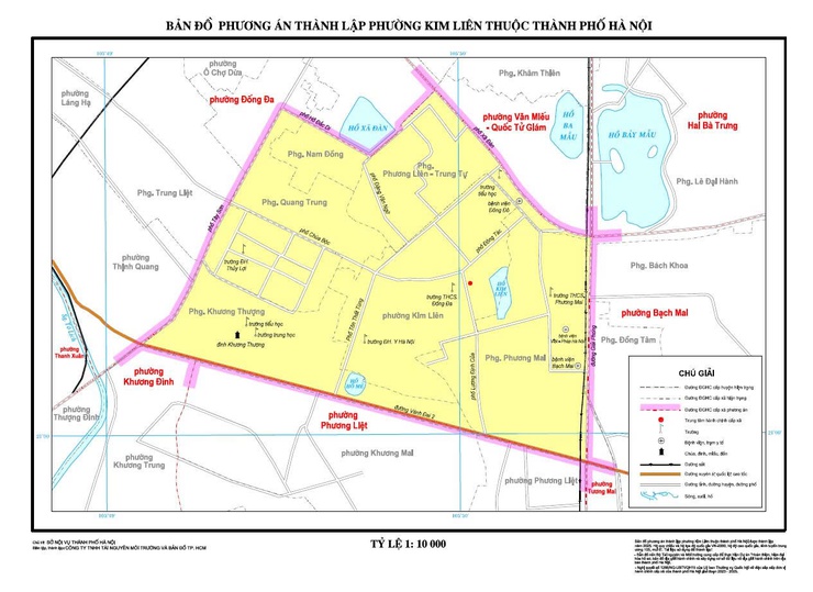 BẢN ĐỒ HÀNH CHÍNH PHƯỜNG KIM LIÊN- Ảnh 1.