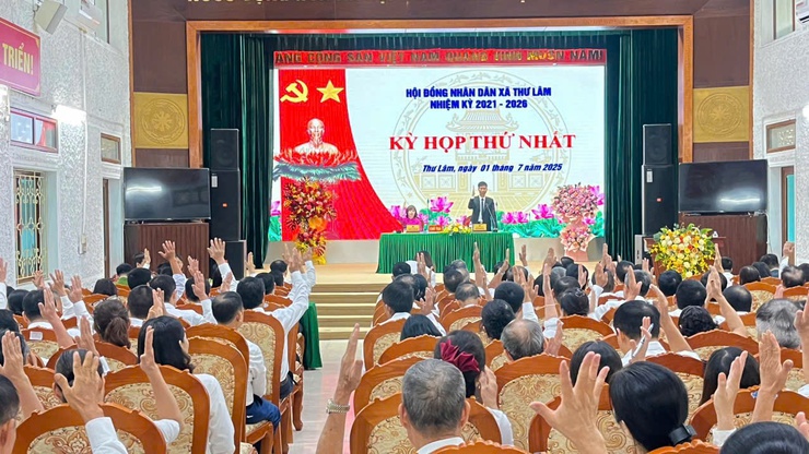 HĐND xã Thư Lâm Khóa I, nhiệm kỳ 2021 - 2026 tổ chức Kỳ họp thứ Nhất- Ảnh 6.